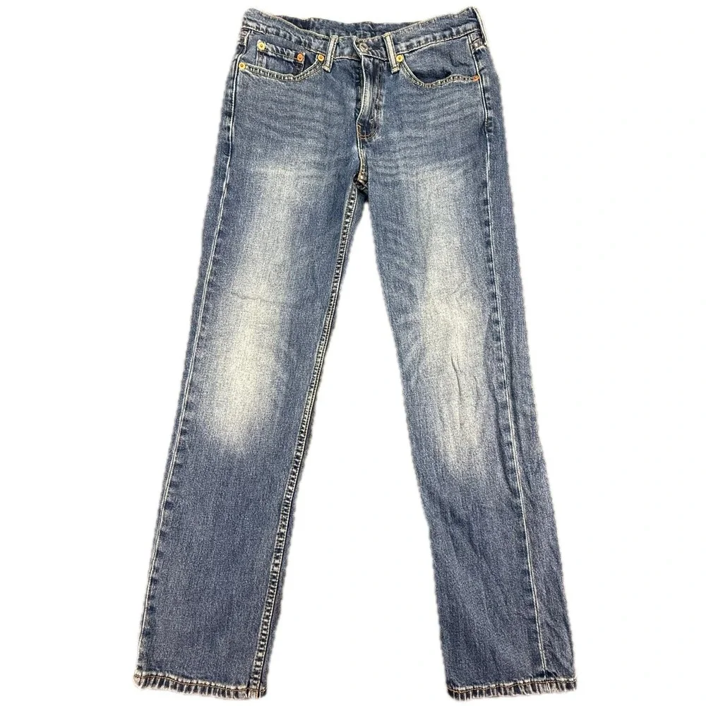 Levi's 514 Straight Fit Jeans Mens‎ 29x30 Blue Medium Wash Denim 514-0722